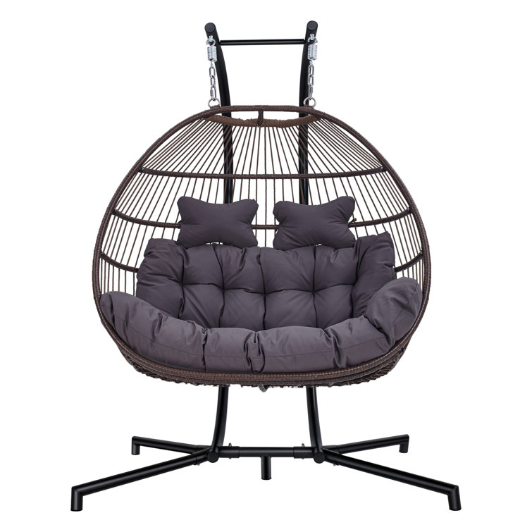 Dakota Fields Carnay Double Egg Chair with Stand Wayfair